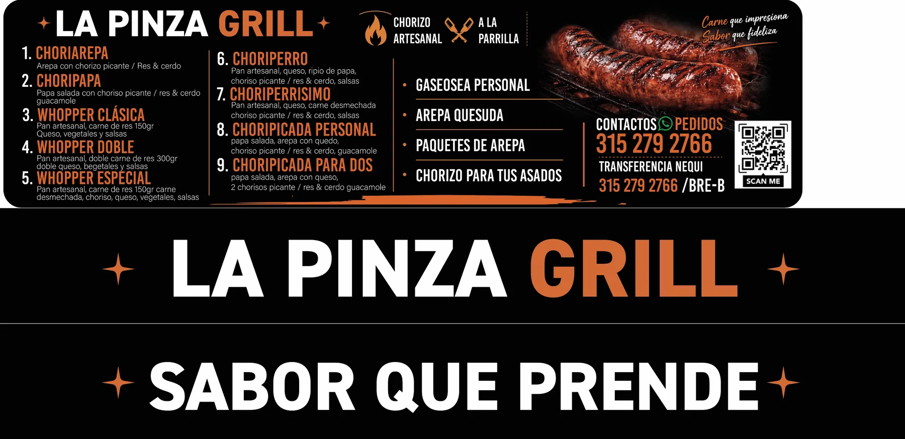 La Pinza Grill — Cartas y comunicación